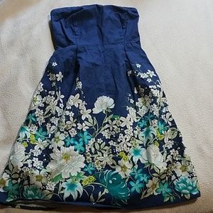 Strapless summer dress